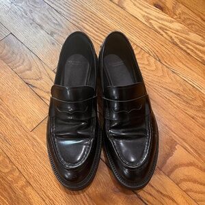 Black Vagabond Alex Loafers Size 38/8